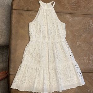 Classic Lace High Neck Dress